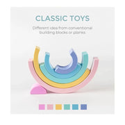 Rainbow Wooden Crayon Set of 6