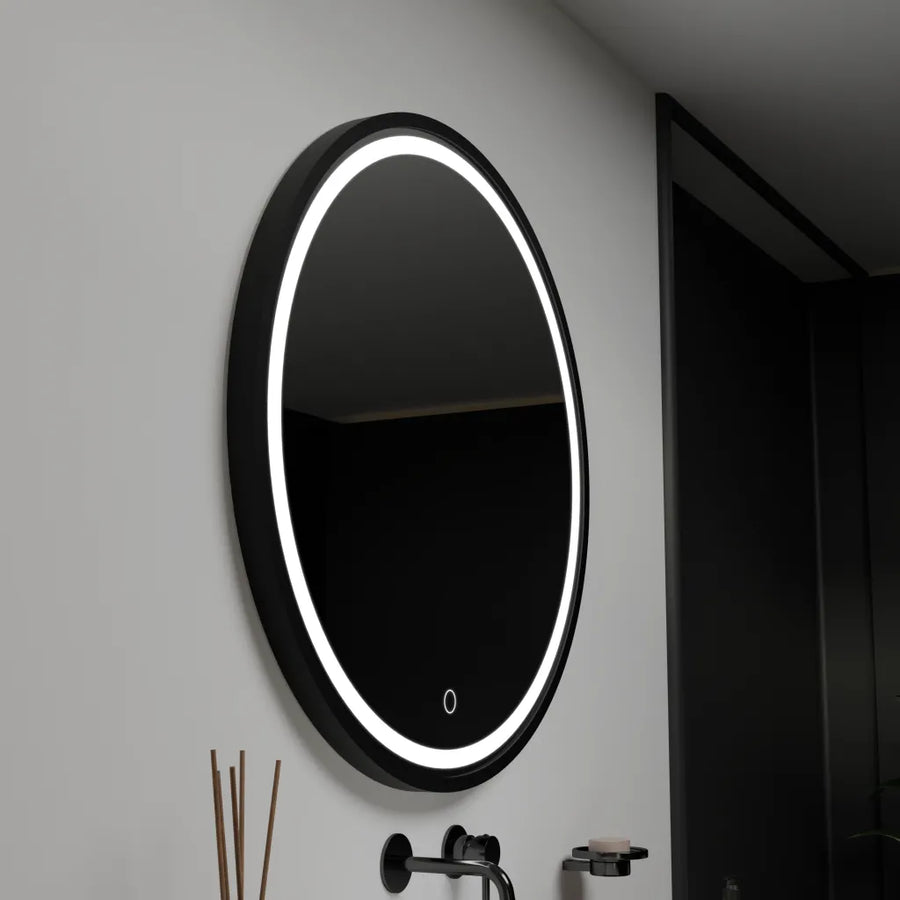 Round LED mirror, 60cm, Nerina Basic Touch