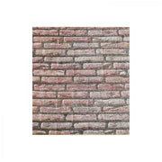 Set of 10x3D self-adhesive wallpaper old brick design made of soft foam, 70cm x 77cm x 6 mm