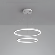 Christine 100W Dimmable LED Chandelier with Remote Control White Gold
