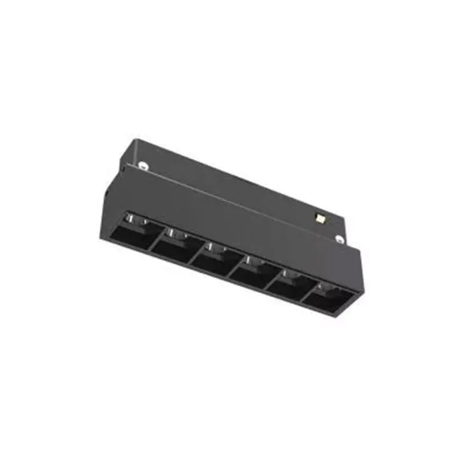 Magnetic LED Grid, Fixed, 6W, Neutral Light, Recessed, Black