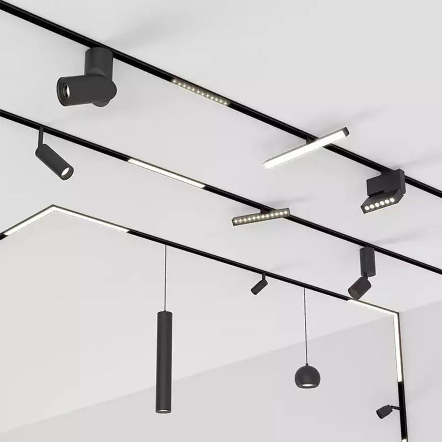 Magnetic LED Grid, Fixed, 6W, Neutral Light, Recessed, Black