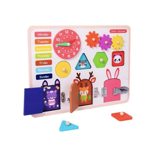Sesame Street Educational Board Game Open Up, Wood