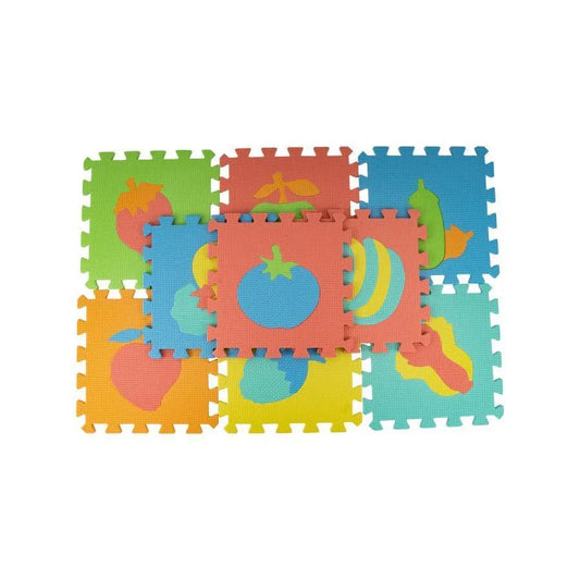 Interactive Fruit Puzzle Mat Game, 10 Pieces, Foam