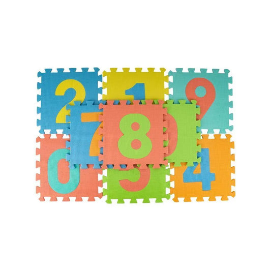 Interactive Game Mat with Numbers Puzzle Type, 10 Pieces, Foam