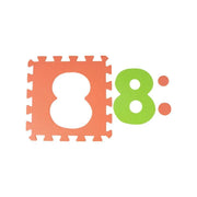 Interactive Game Mat with Numbers Puzzle Type, 10 Pieces, Foam