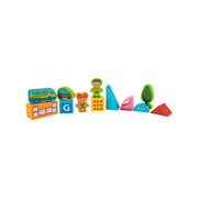 Interactive Urban City Building Blocks Game, 100 Pieces, Wood