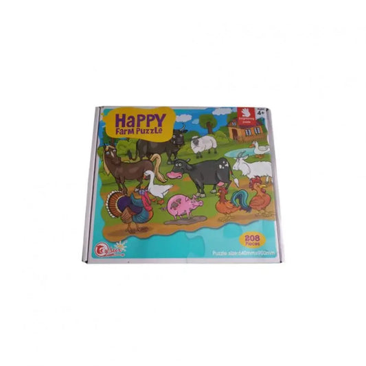 Puzzle Game with Domestic Animals, Multicolor, 208 pieces