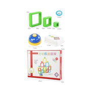 Frame Stacking Game, 81 Pieces, Wood and Cardboard, 1-4 Players