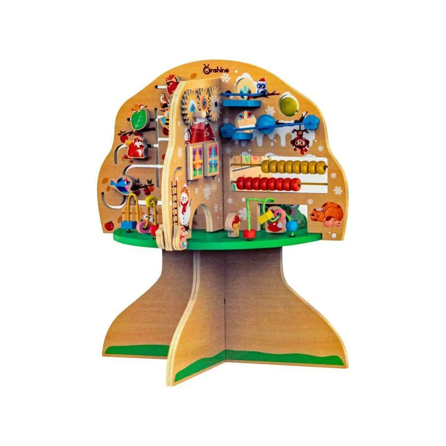 Montessori Educational Toy with the 4 Seasons, 7 Pieces, Wood