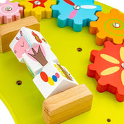 Montessori Multifunctional Educational Toy in the Shape of a Caterpillar, 12 Pieces, Multicolor, Wood