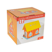 Piggy Bank Toy for Coins and Banknotes, 3 Pieces, Multicolor, Wood