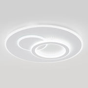 LED chandelier with Nolux Luminosa remote control, 120W, 3 circles, cold/hot/neutral light, unstable, white