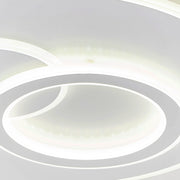 LED chandelier with Nolux Luminosa remote control, 120W, 3 circles, cold/hot/neutral light, unstable, white