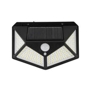 Solar Lamp with Motion Sensor, 100 LEDs, 20W, IP.65, Black