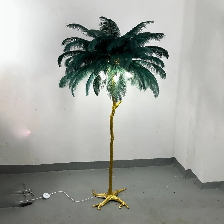 Pene Politis Floor Lamp 1x E27 170cm Dark Green