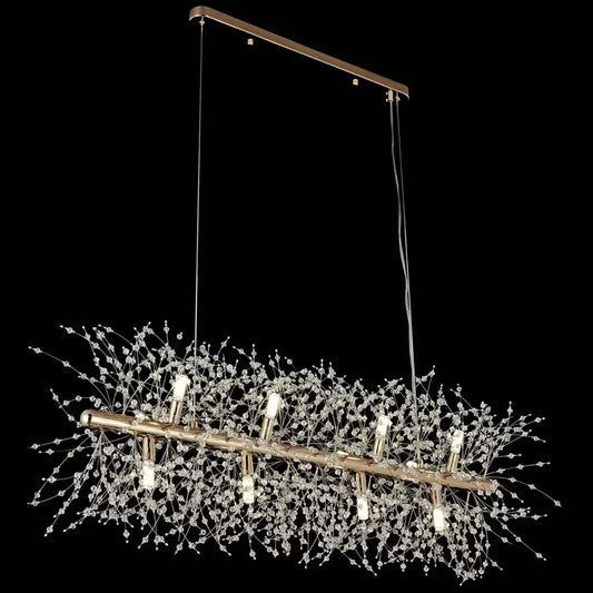 Lachlan Crystal Chandelier 8x G9 Gold