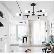 Architek Hexa Chandelier, 6 x E27, Black, Metal
