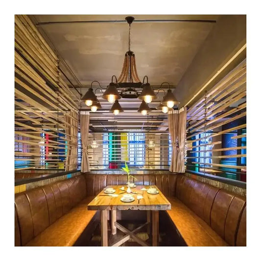 Indian Chandelier, 8*E27, Metal and Rope, Black