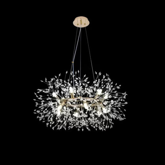 Jose Chandelier 9x G9 Gold