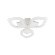 LED chandelier with remote control ZENI 3D 60W, 3 Elements, Cold/Warm/Neutral light, Dimmable, White