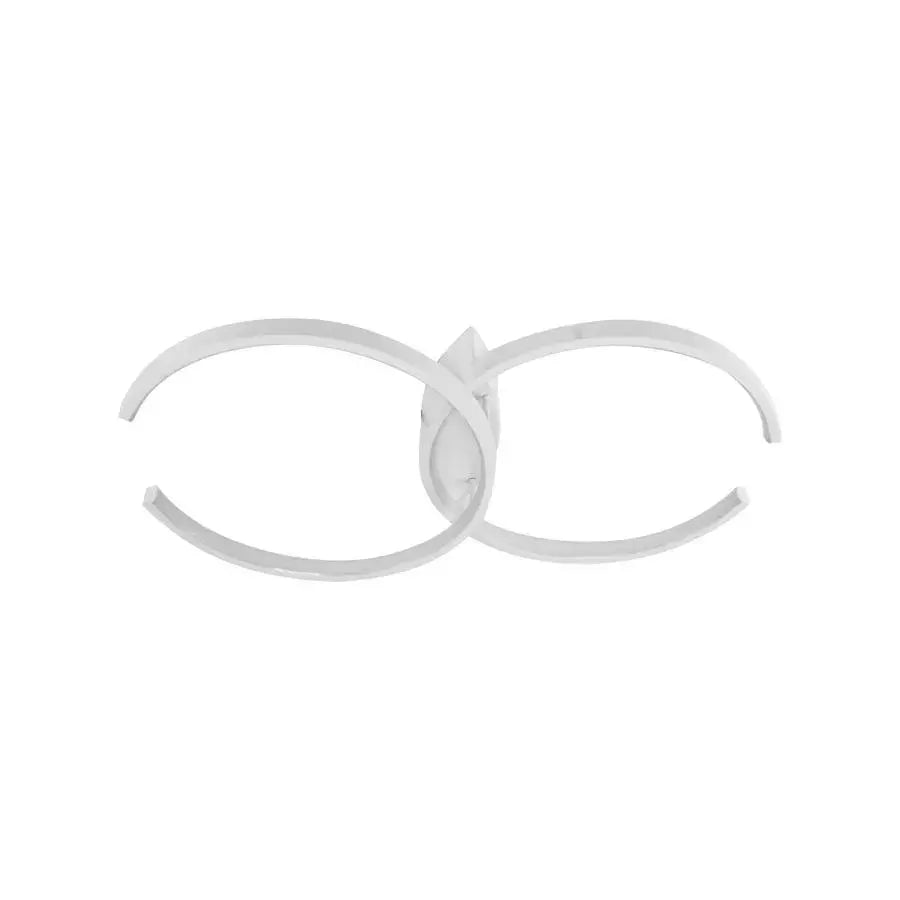 LED chandelier with remote control NOAH 64W, 2 Elements, Cold/Warm/Neutral light, Dimmable, White