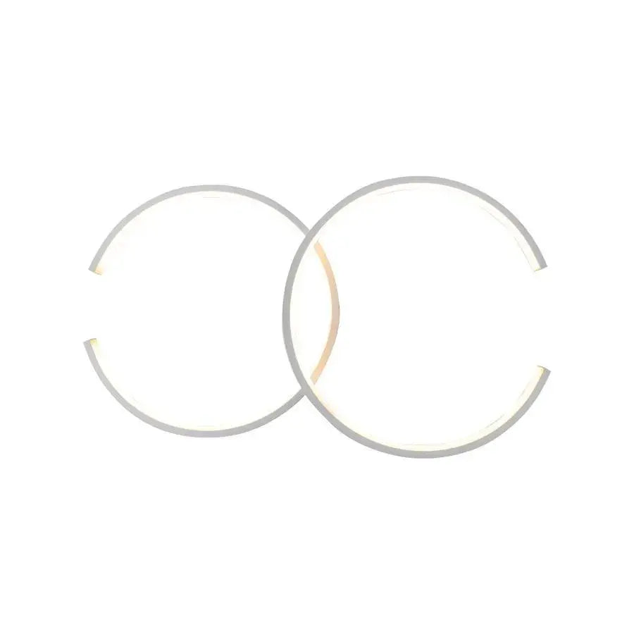 LED chandelier with remote control NOAH 64W, 2 Elements, Cold/Warm/Neutral light, Dimmable, White