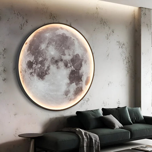 Decorative LED Wall Lamp Luna 68W Diameter 120CM 3000/4000/6000K