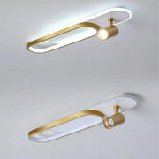 Camilla LED chandelier, 49W, cold/hot light/neutral adjustable acrylic and white and golden projector