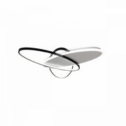 LED chandelier with Carolina remote control, 81W, 3 squares, cold/hot/neutral light, unkind, black