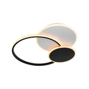 LED chandelier with remote control KILLIAN 71W, 3 Circles, Cold/Warm/Neutral light, Dimmable, Black White