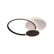 LED chandelier with remote control KILLIAN 71W, 3 Circles, Cold/Warm/Neutral light, Dimmable, Black White