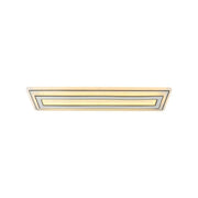 Chloe LED Chandelier, 100W, Acrylic and Metal, White