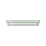 Chloe LED Chandelier, 100W, Acrylic and Metal, White