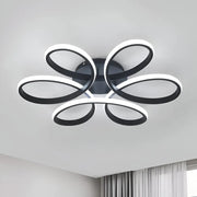 LED chandelier with remote control HELIX 108W, Cold/Warm/Neutral light, Dimmable, Black