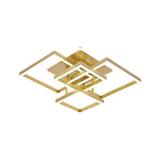 Lelahel LED Chandelier with Remote Control, 190W, Dimmable, Gold