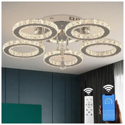 LED Chandelier with Remote Control and Anubis Crystal 61W