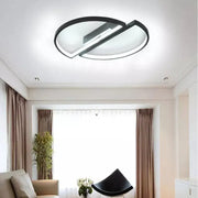 LED Chandelier VECTOR Arcus, Semicircles, 35W, Metallic, Dimmable, Cold/Warm/Neutral Light, Black, Minimal Design