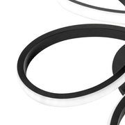 LED chandelier with remote control ELON 120W, Wavy, Cold/Warm/Neutral light, Dimmable, Black