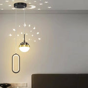GILONA 42W suspended LED chandelier, Cold/Warm/Neutral light, Black