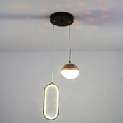 GILONA 42W suspended LED chandelier, Cold/Warm/Neutral light, Black