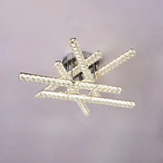 Graciana LED Chandelier with Remote Control, 168W, Silver
