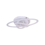 LED chandelier with remote control GENTIANA, 75W, 3 Ellipses, Cold/Warm/Neutral light, Dimmable, White