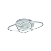 LED chandelier with remote control GENTIANA, 75W, 3 Ellipses, Cold/Warm/Neutral light, Dimmable, White