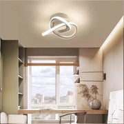 VERTEX Flow LED Chandelier, 24W, Wavy, Cold/Warm/Neutral Light, White
