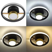 Keiko LED Chandelier, 46W, 2.4GHz, Acrylic, Black