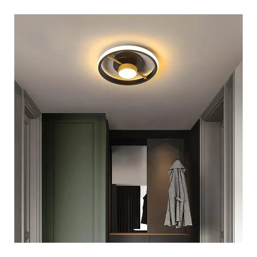 Keiko LED Chandelier, 46W, 2.4GHz, Acrylic, Black