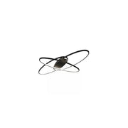 ORBITA LED Chandelier with Remote Control, 140W, Cold/Warm/Neutral Light, Dimmable, Black