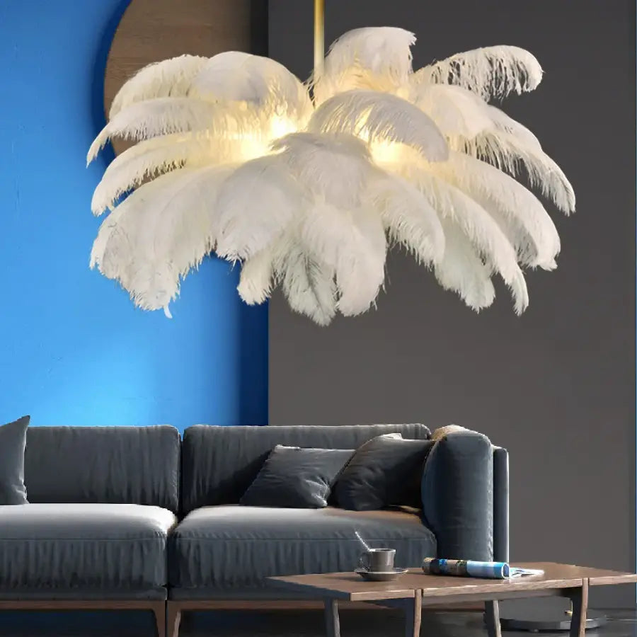 LED chandelier 40W Minoss, Pene, White