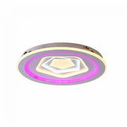 RGB LED Chandelier with Remote Control Meira, 180W, Dimmable, Acrylic, RGB, White